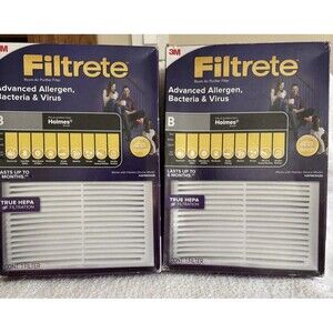 3M Filtrete Air Purifier Filter Type B HAP8650(B) Lot Of 2